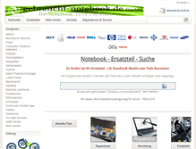 Tablet Screenshot of gebraucht-notebook.de